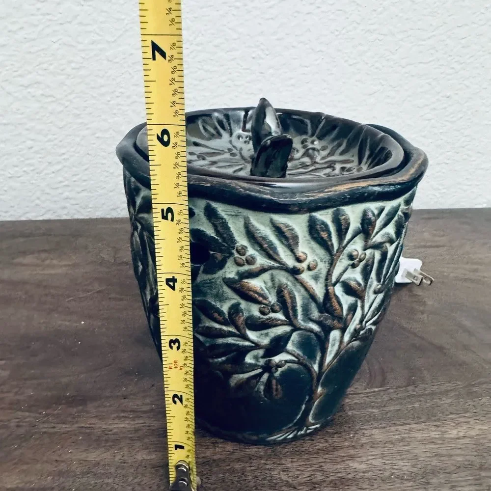 Scentsy Teal Copper Tree Ceramic Plug-In Warmer